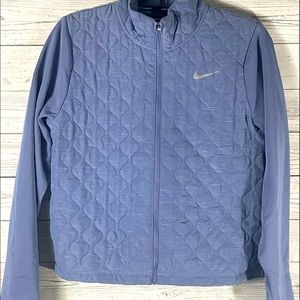 Nike AeroLayer Womens Running Jacket Water Resistant Lightweight Padded Sz Small
